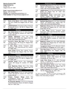 aa meeting niagara|A.A. Niagara Meeting List .
